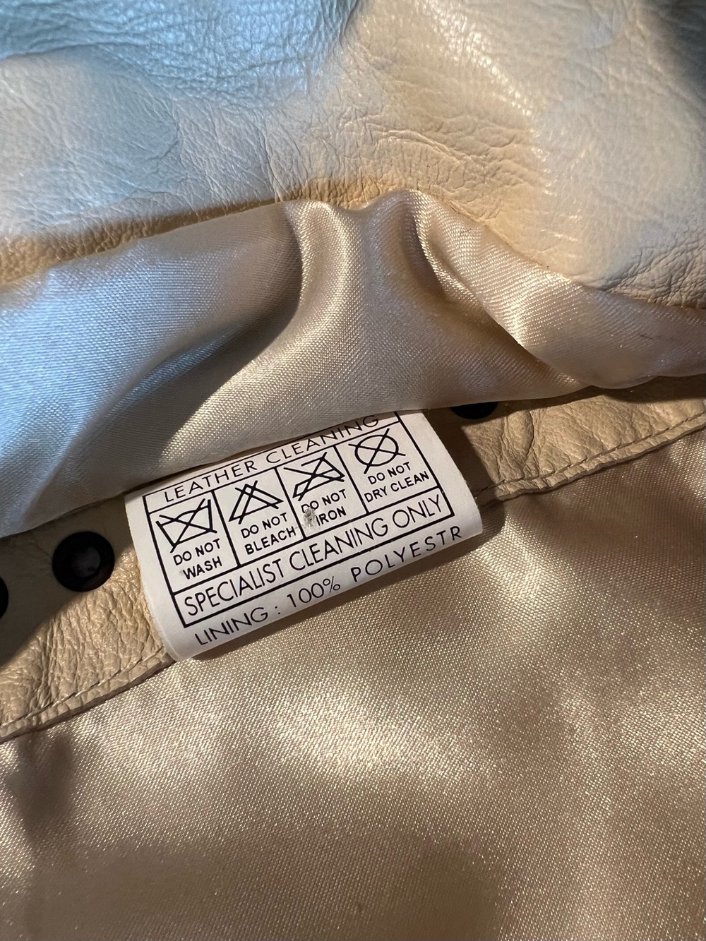 Double D Ranch Cream Leather Fringe Jacket with Embroidered Florals size M - Picture 12 of 16